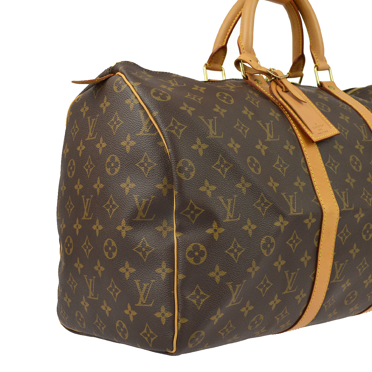 Louis Vuitton Monogram Keepall 50 Duffle Travel Handbag