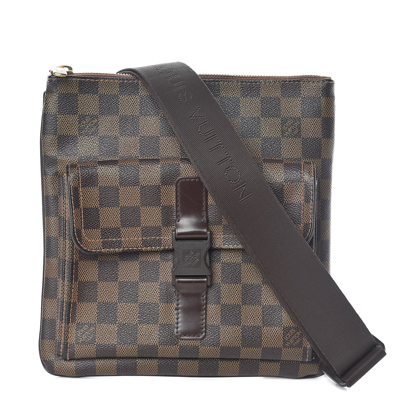 Louis Vuitton Damier Pochette Melville Shoulder Bag in Brown