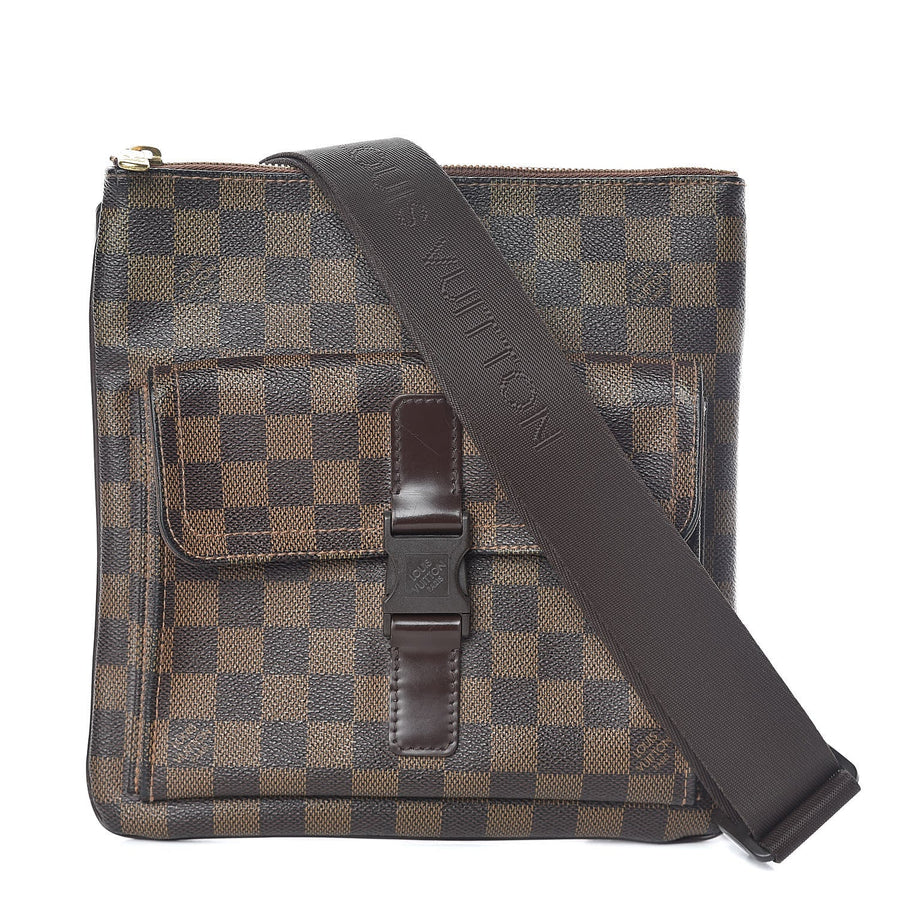 Louis Vuitton Damier Pochette Melville Shoulder Bag in Brown