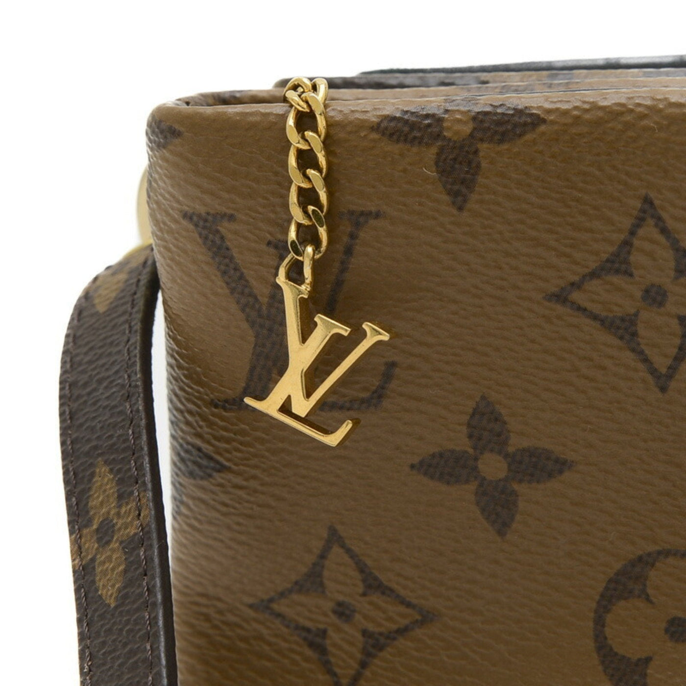 Louis Vuitton Monogram Monogram Reverse Leather Pochette Shoulder Bag