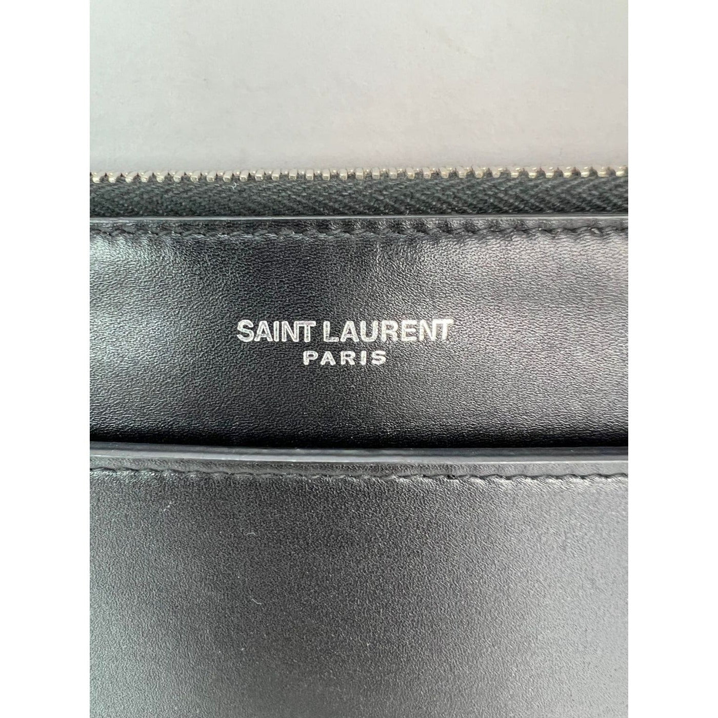 Saint Laurent Black Smooth Leather I-Pad Case Clutch - Product Image 5