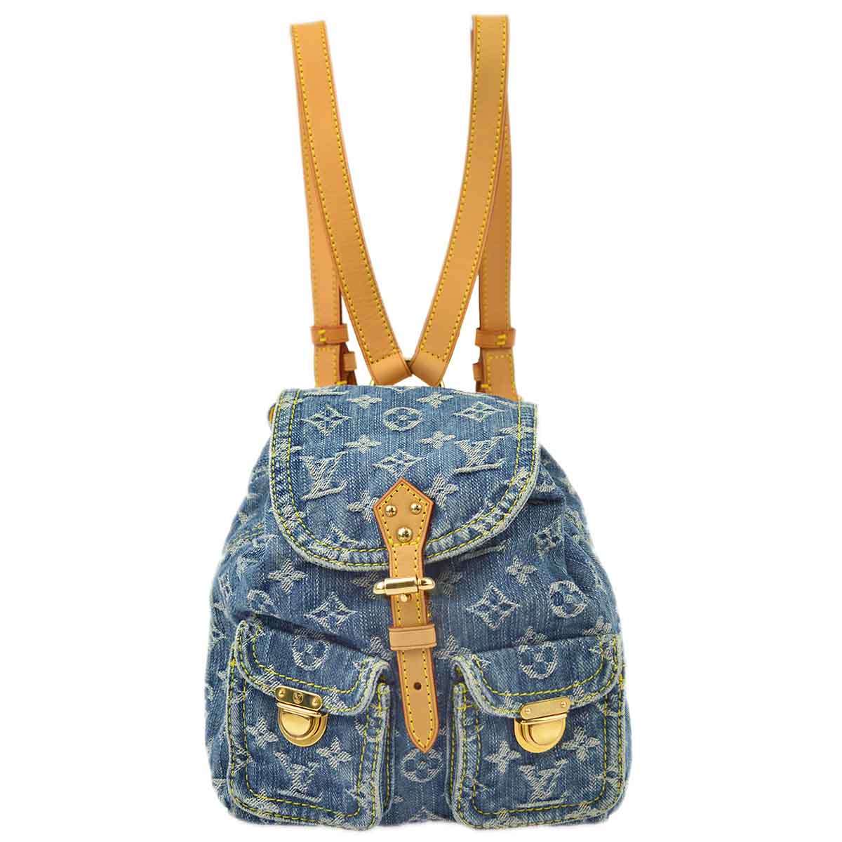 Louis Vuitton * Monogram Denim Sac a Dos PM