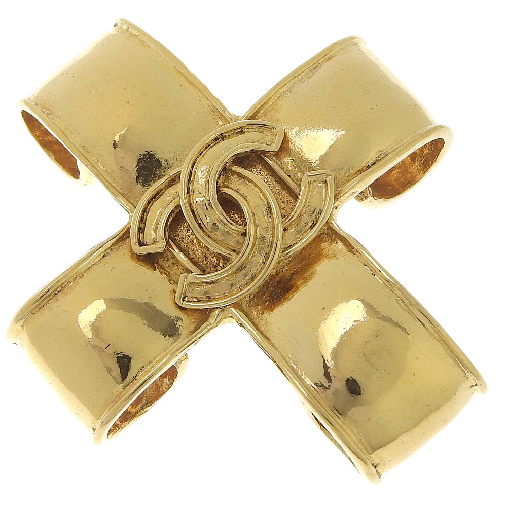 Chanel CHANEL Cross Brooch Coco G French Made Gold 94P 33g Cross | Studio Nafay