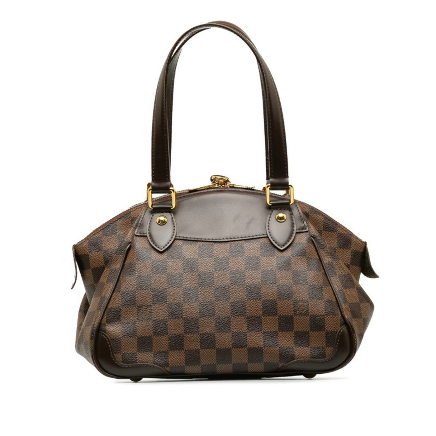 Louis Vuitton Ebene Pvc Leather Handbag