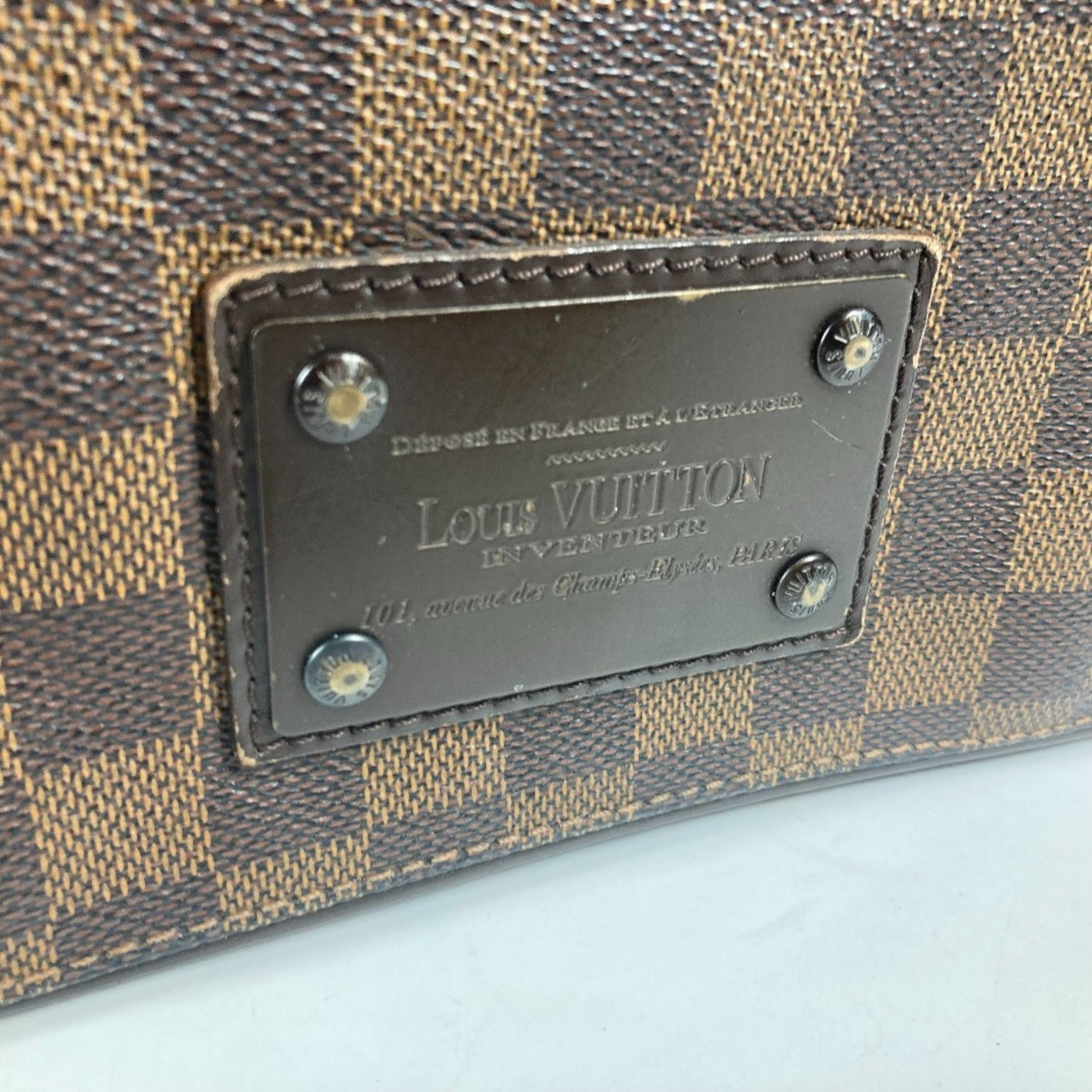 Louis Vuitton Ebene Damier Canvas Messenger Bag Shoulder Bag