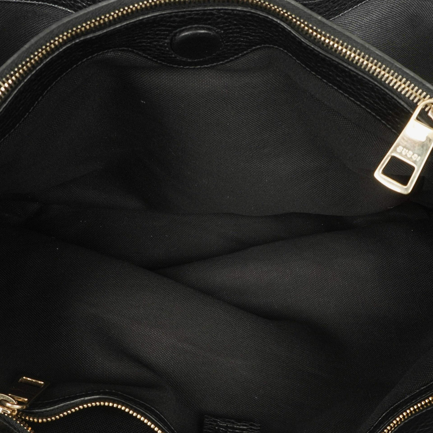 Gucci Black Pebbled Leather Bamboo Shopper Top Handle Large Tote Bag - Product Image 18