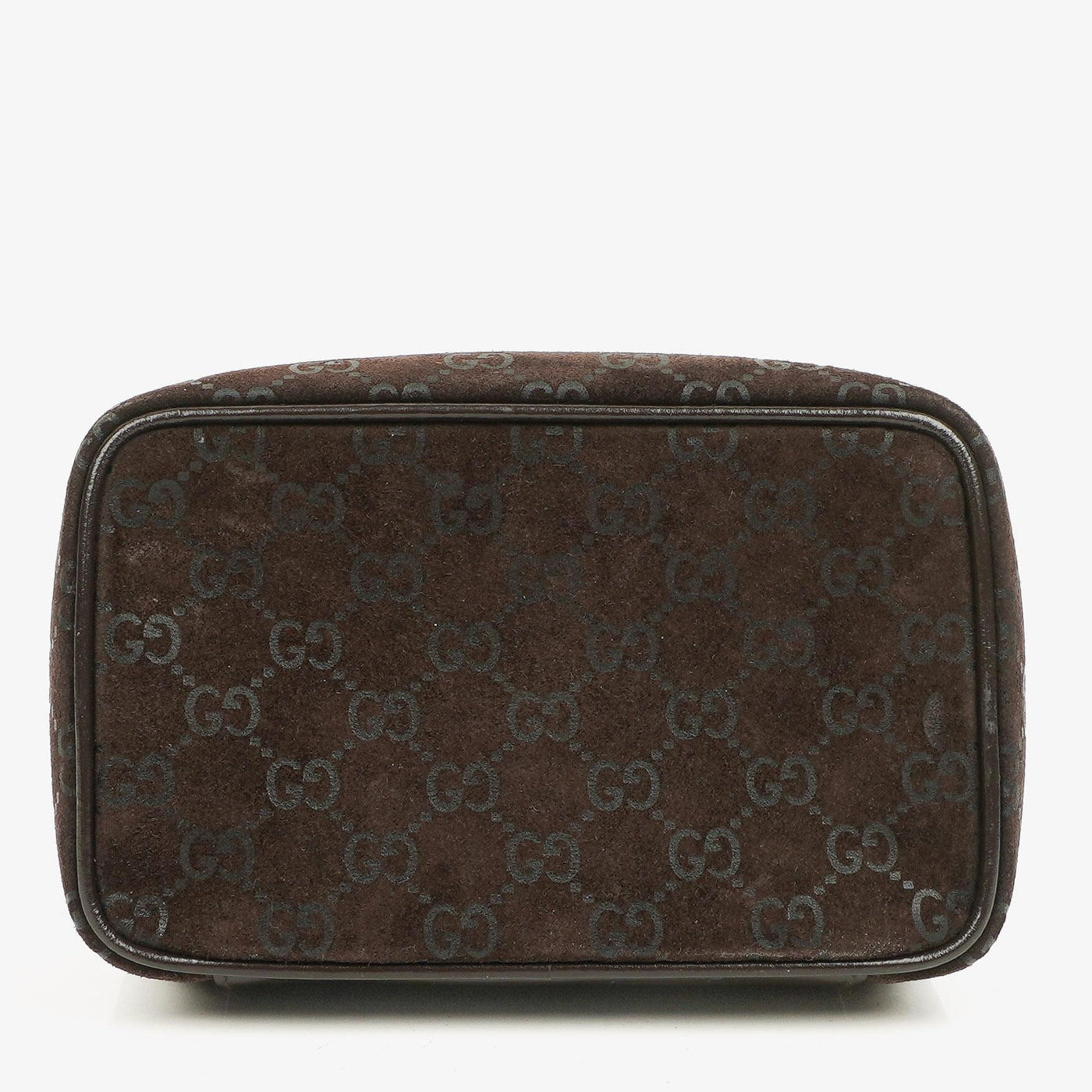 Gucci Brown Suede GG Vanity Bag - Product Image 7