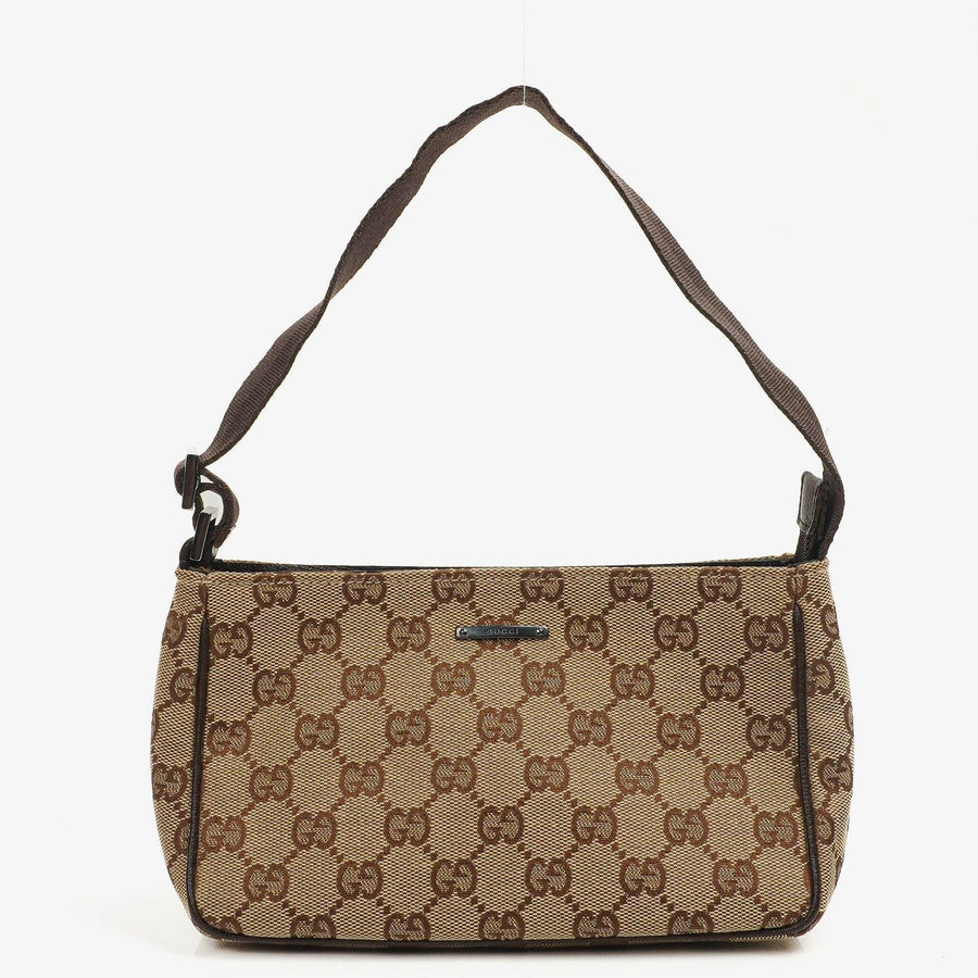 Gucci GG Brown Monogram Small Shoulder Bag | Studio Nafay