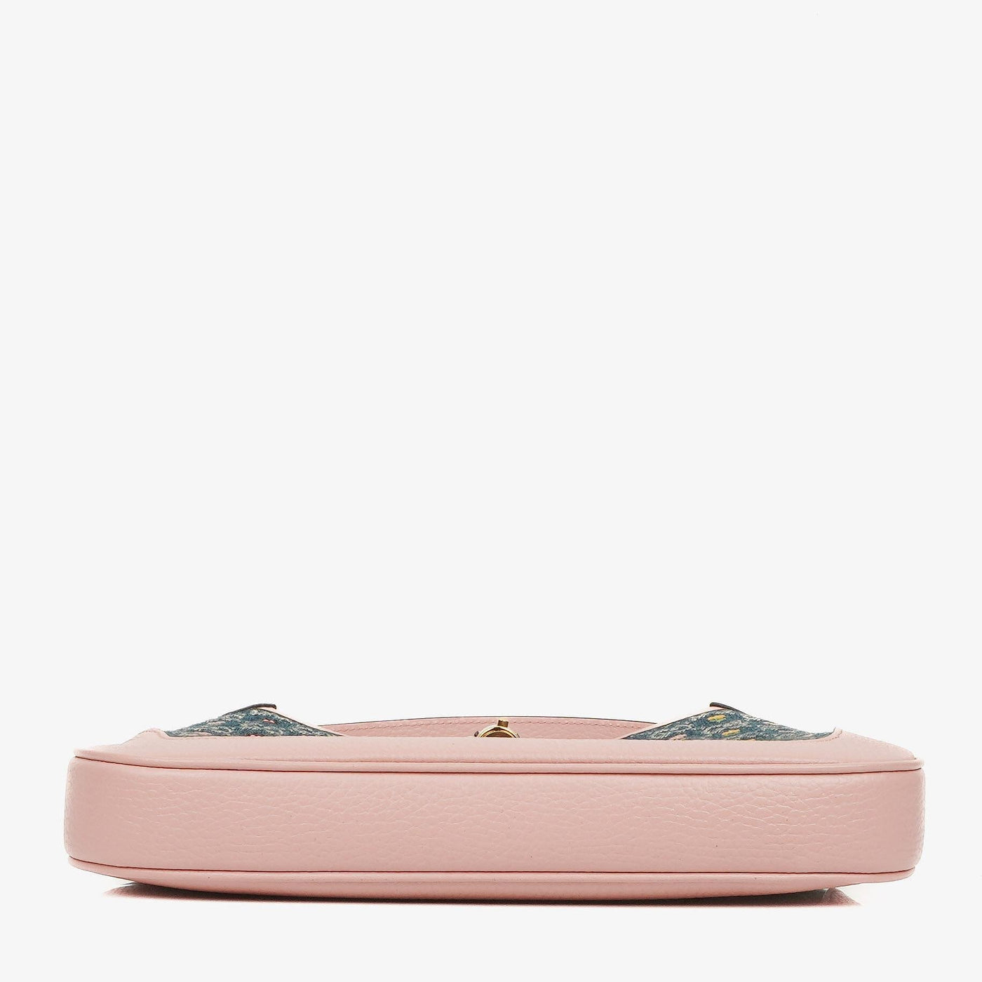 Gucci Jackie Limited Edition Pink/Blue Leather/Denim GG Floral Small Shoulder Bag - Product Image 6