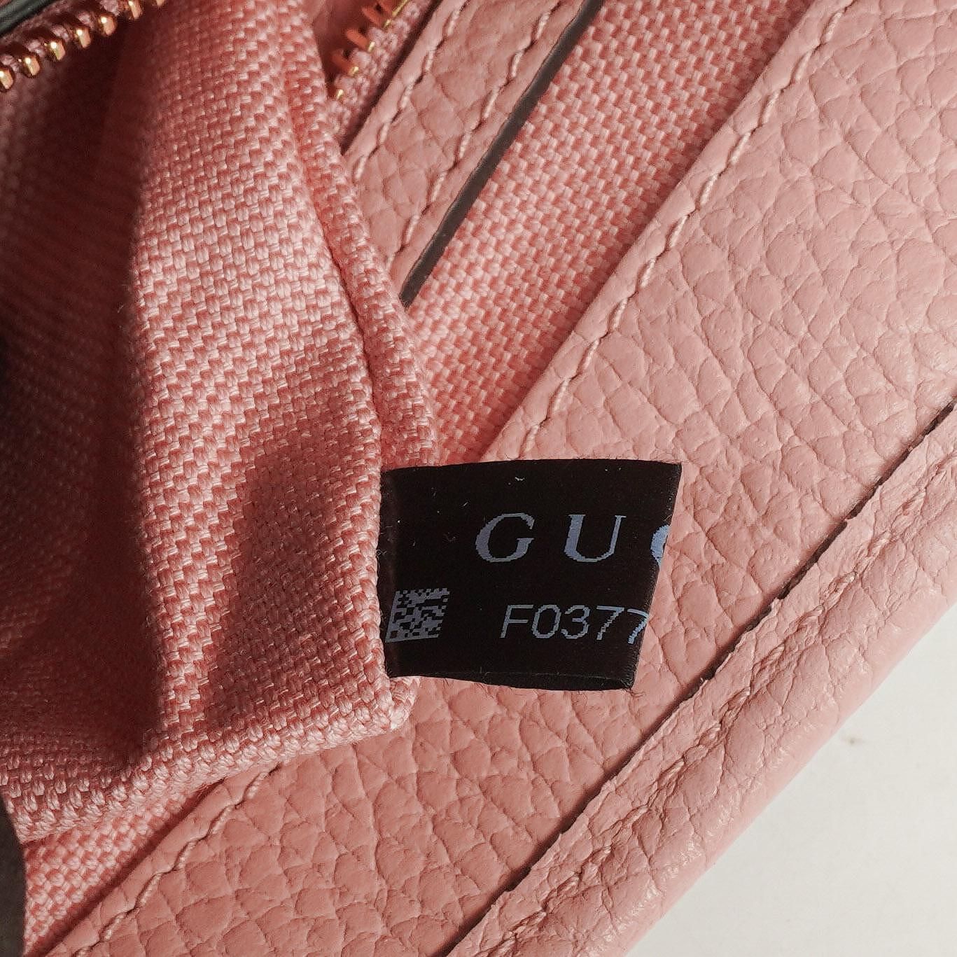 Gucci Jackie Limited Edition Pink/Blue Leather/Denim GG Floral Small Shoulder Bag - Product Image 18