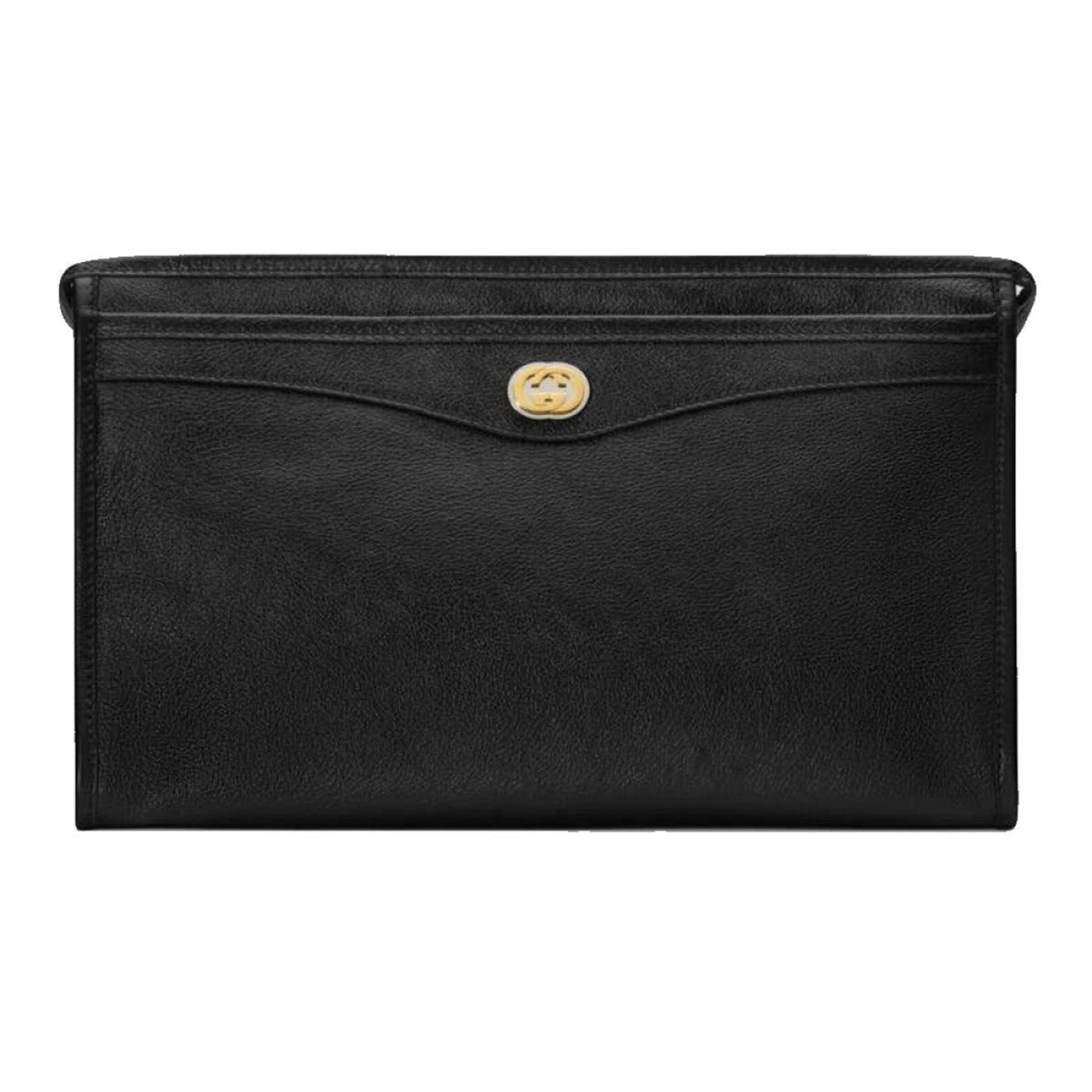 Gucci Morpheus Black Fluffy Calf Leather Cosmetic Pouch Bag - Product Image 7