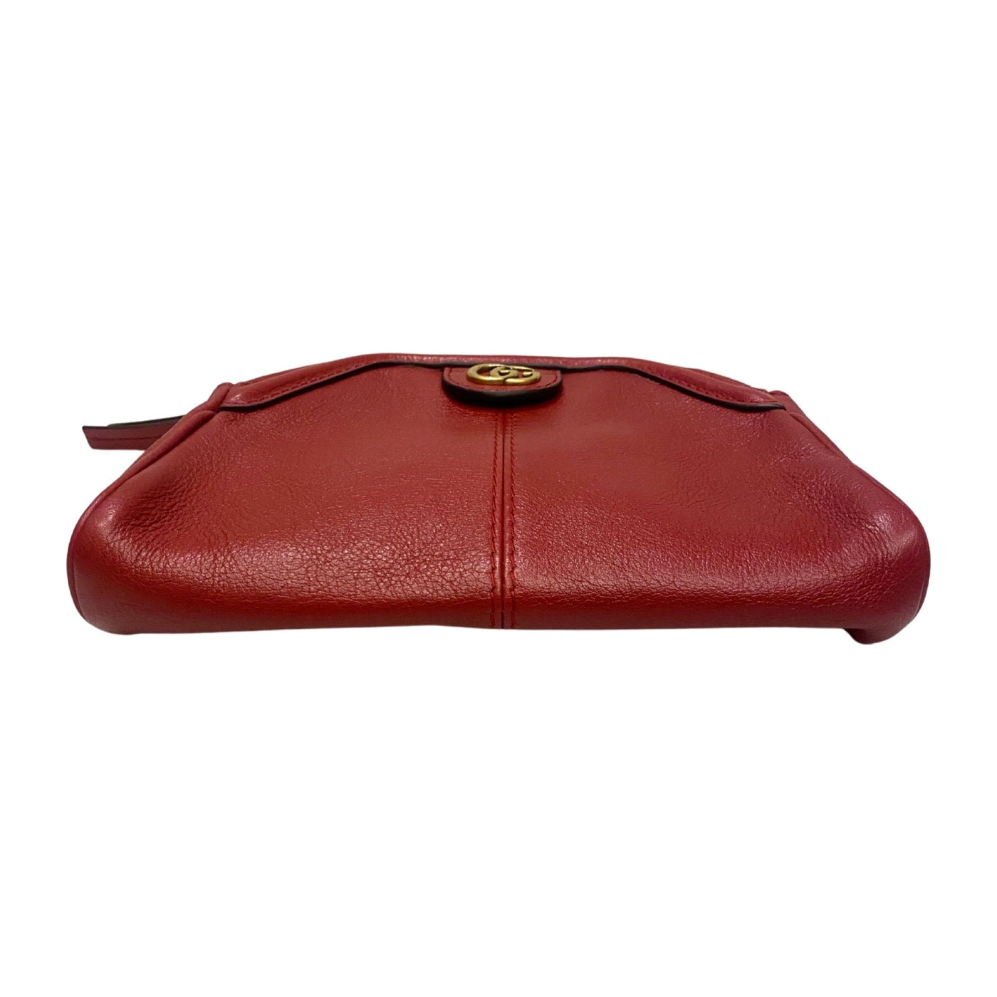 Gucci Rebelle Red Calf Leather Clutch Bag 517735 - Product Image 3