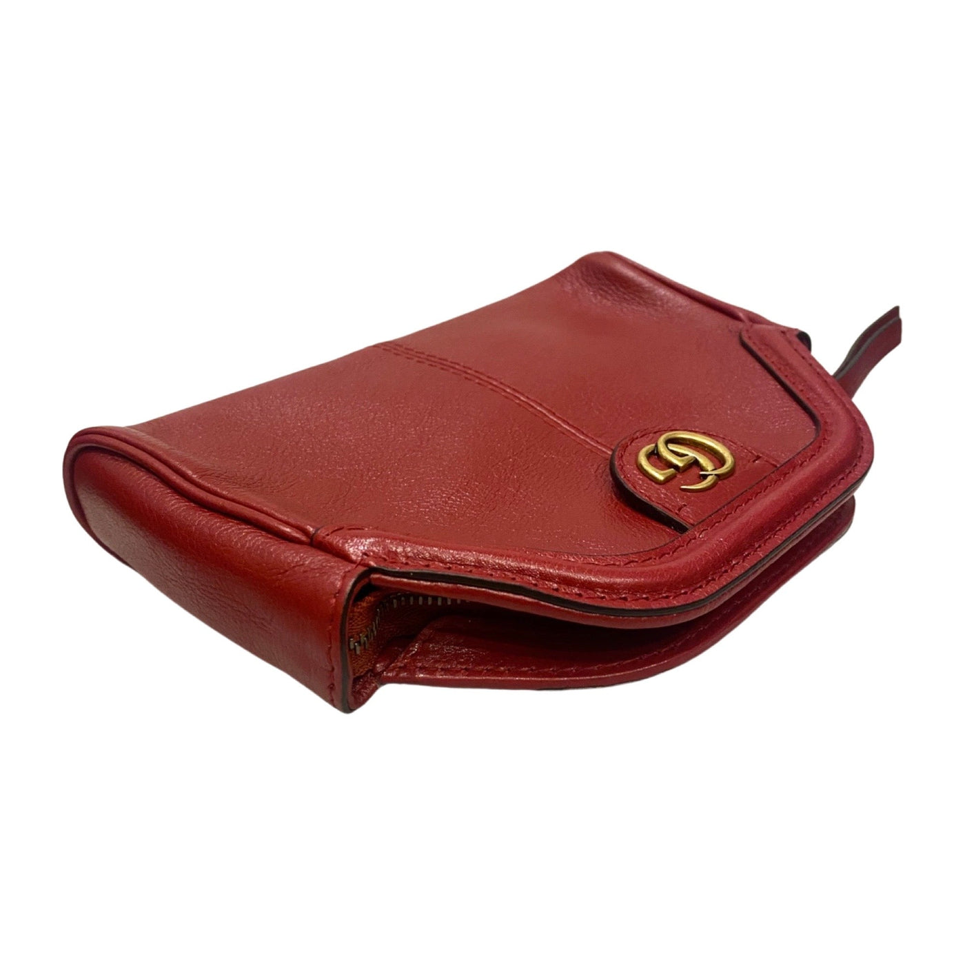 Gucci Rebelle Red Calf Leather Clutch Bag 517735 - Product Image 4