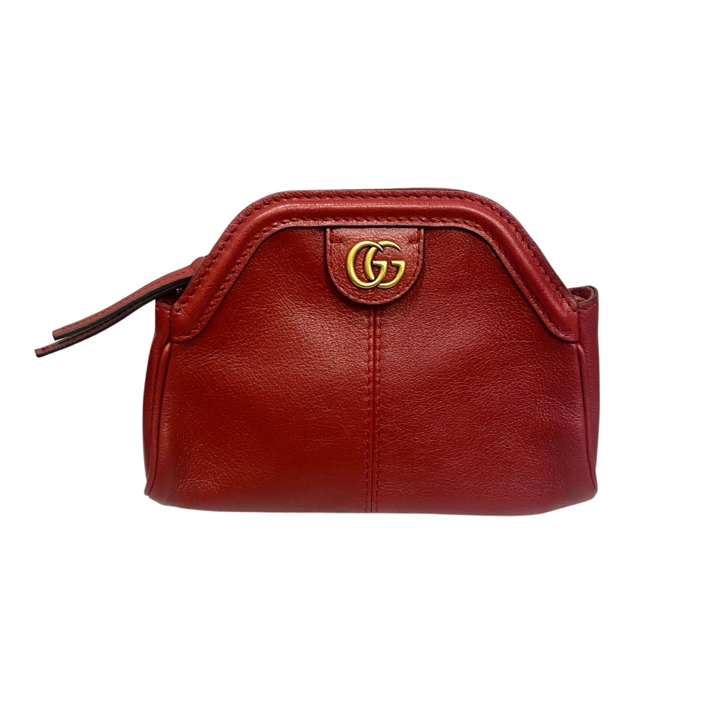 Gucci Rebelle Red Calf Leather Clutch Bag 517735 | Studio Nafay