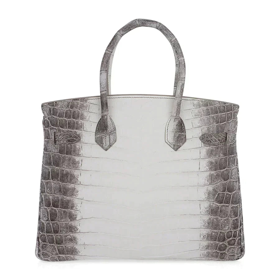 Hermes Birkin 30 Bag Diamond Himalayan Himalaya Handmade Blanc Crocodile White Gold Hardware - Product Image 4