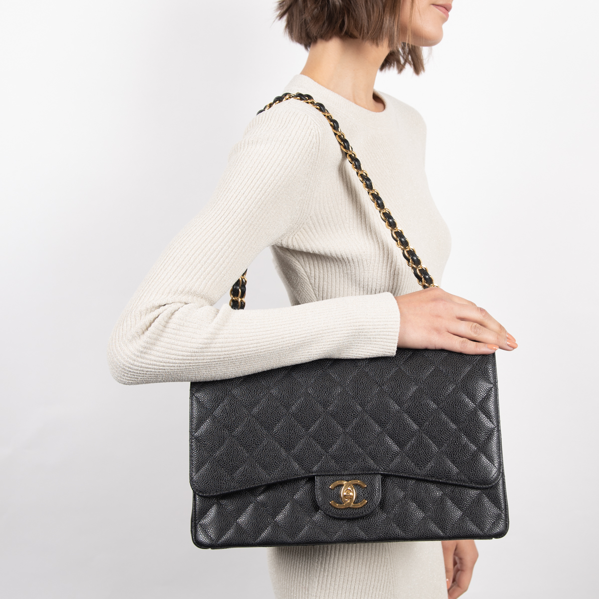 Chanel Classic Double Flap Maxi Bag - Product Image 7