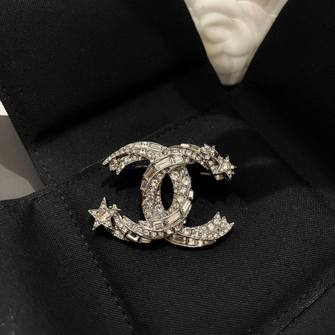 CC Brooch Silver 158816 | Studio Nafay