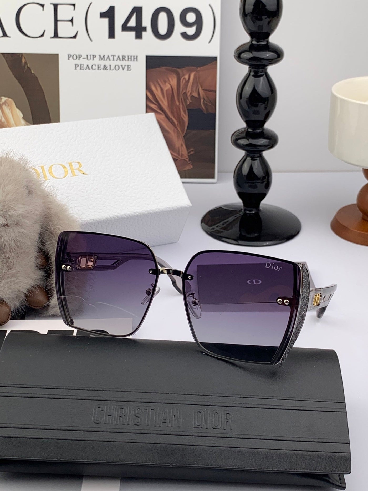 MONTAIGNE SUNGLASS IN ACETATE - Product Image 2
