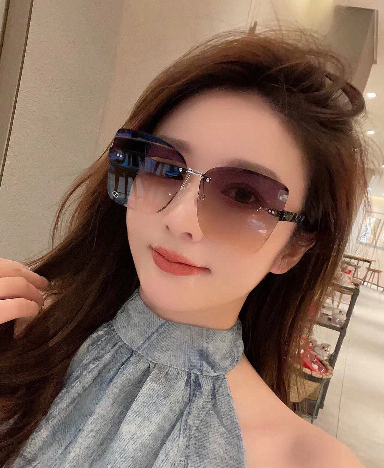 MONTAIGNE SUNGLASS IN MULTICOLOR ACETATE - Product Image 9