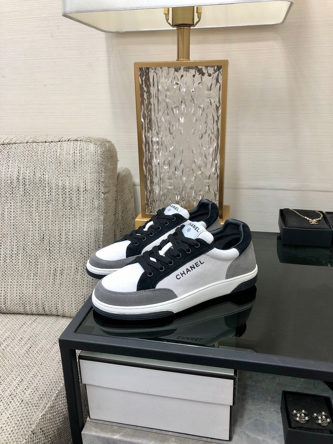 CC Sneaker Metis Casual Grey Black Sude - Product Image 4