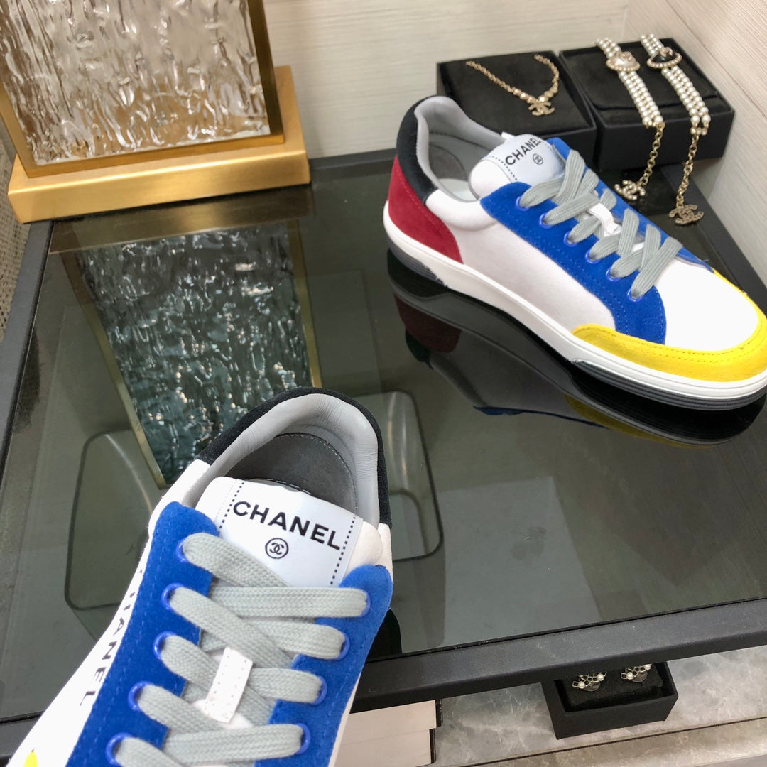 CC Sneaker Metis Casual Blue Yellow Mix Black Red Sude - Product Image 9