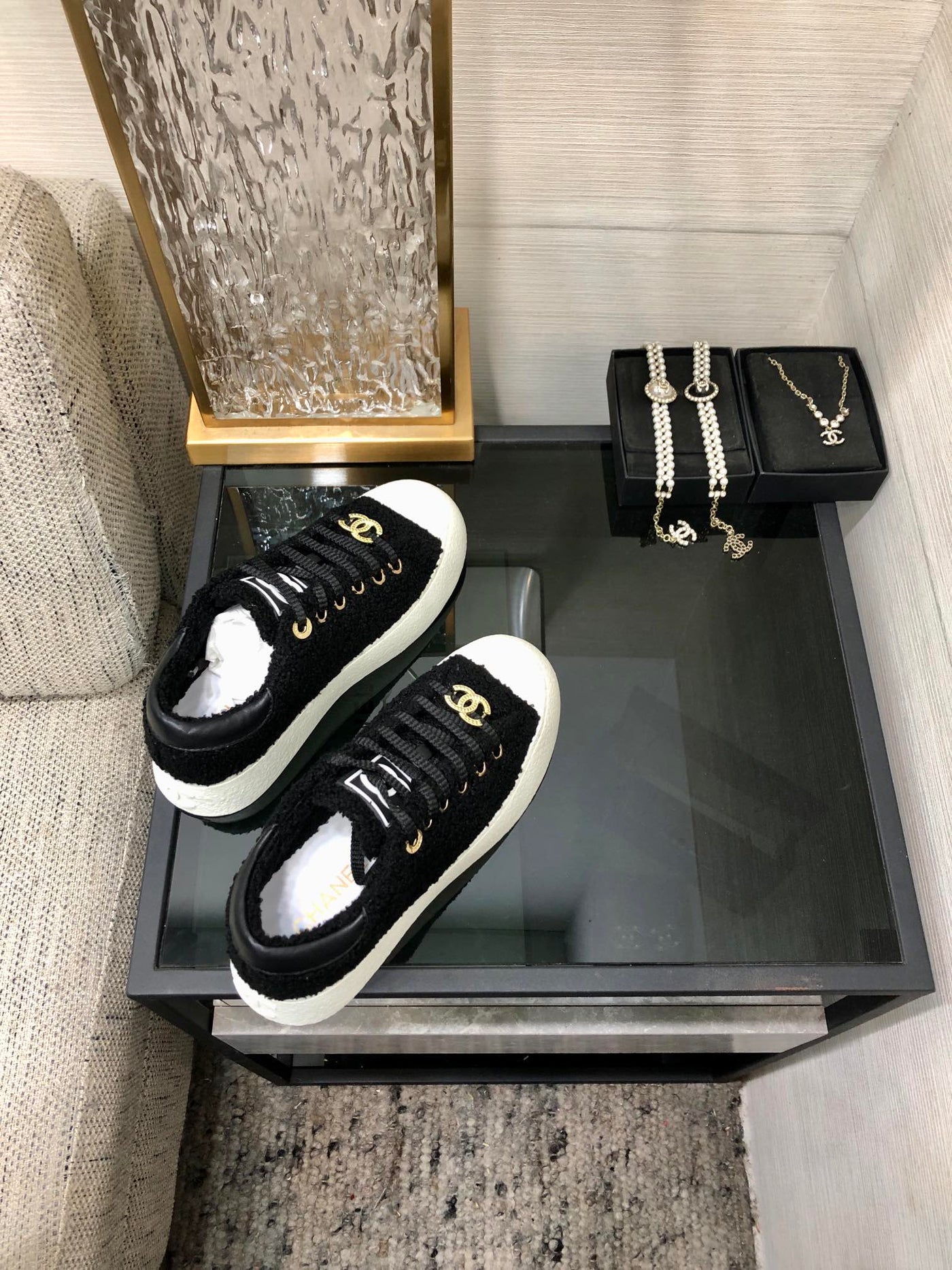 CC Low Sneaker Black Wool - Product Image 6