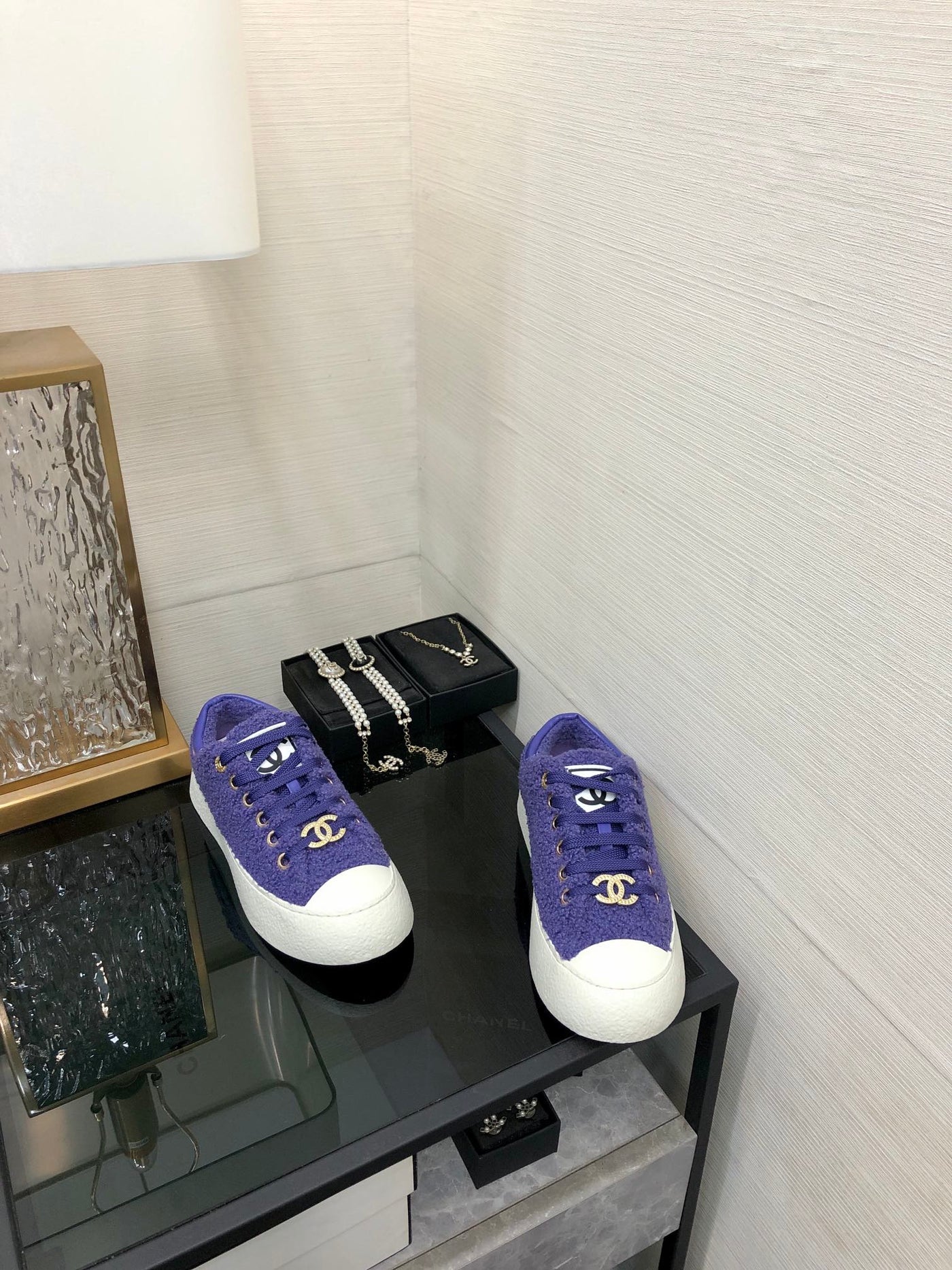 CC Low Sneaker Purple Wool - Product Image 3