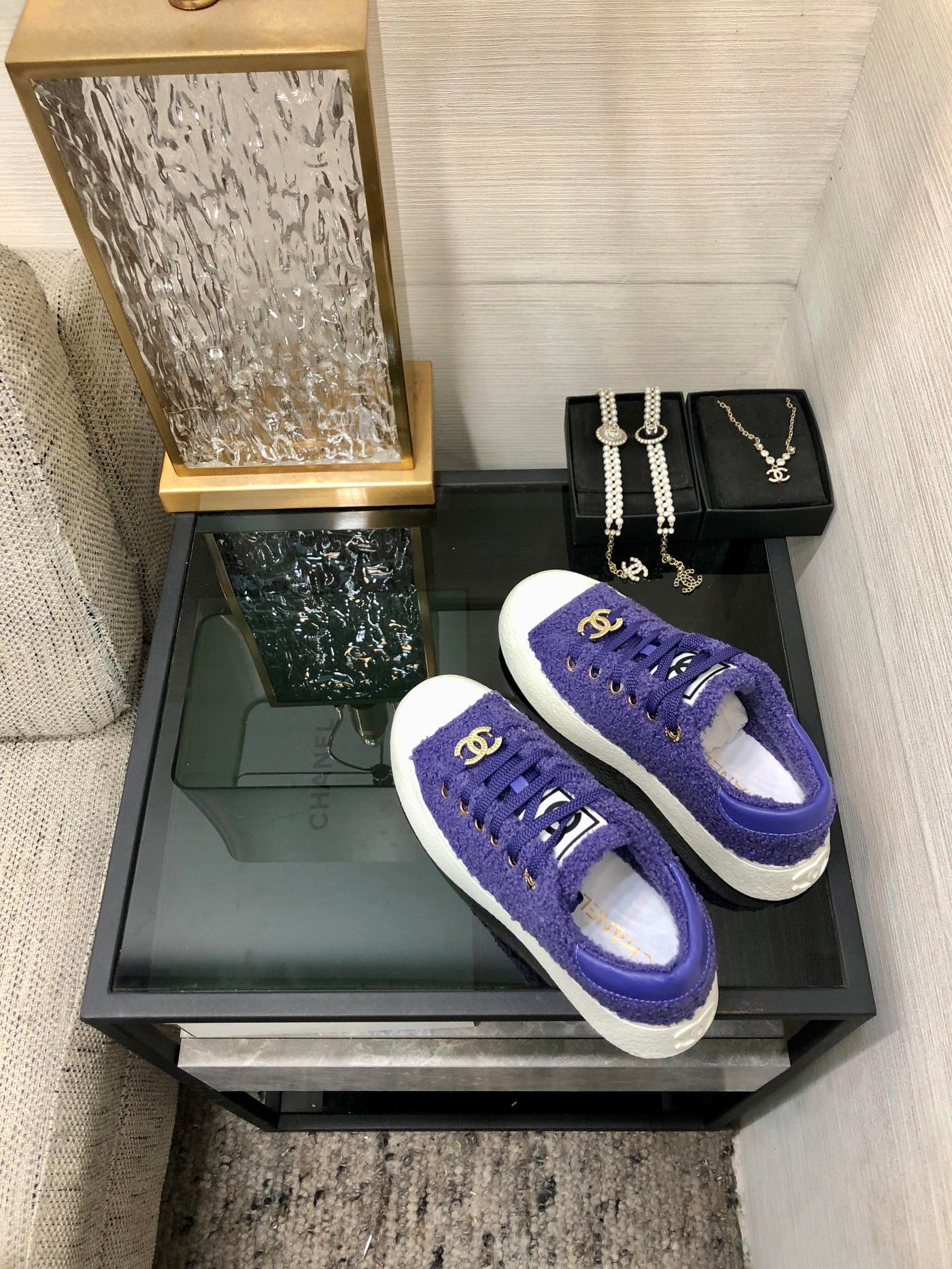 CC Low Sneaker Purple Wool - Product Image 6