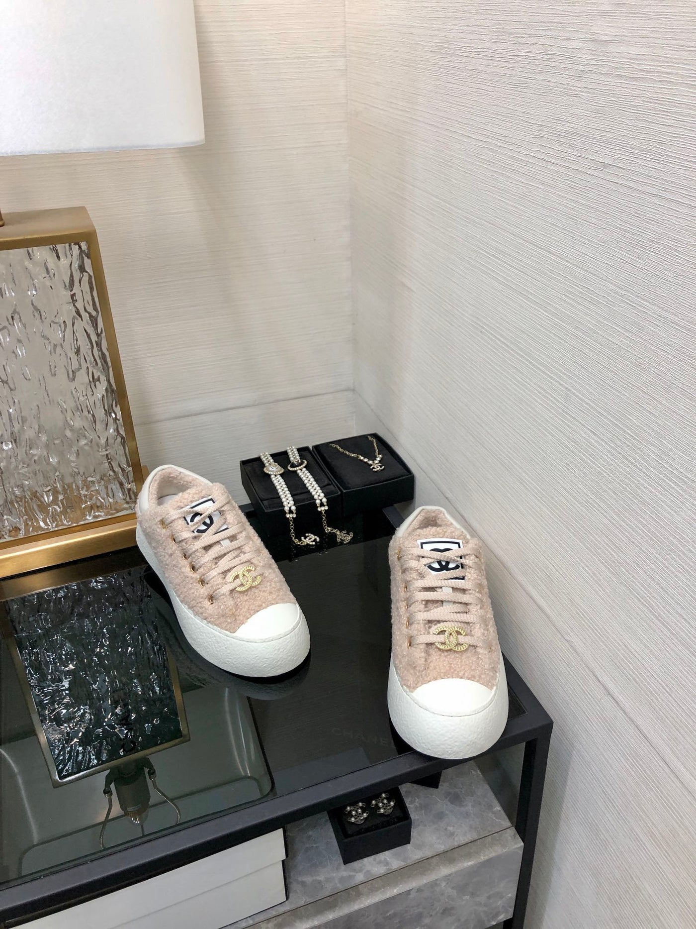 CC Low Sneaker Beige Wool - Product Image 4