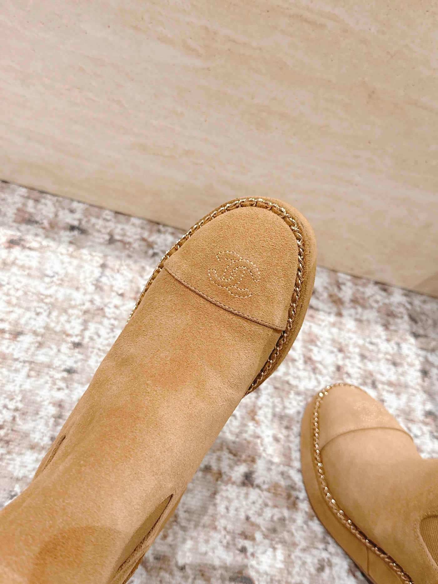 CC 25SS High Boot Beige Suede 431718 - Product Image 8