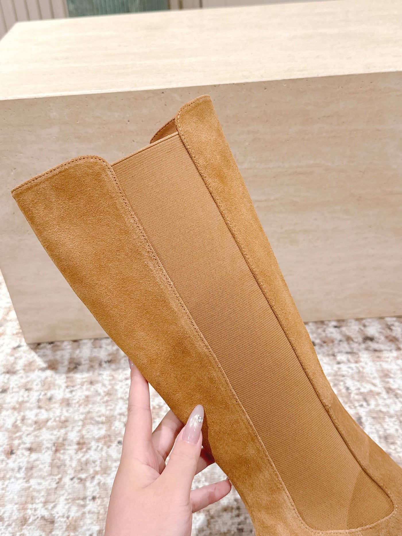 CC 25SS High Boot Beige Suede 431718 - Product Image 9