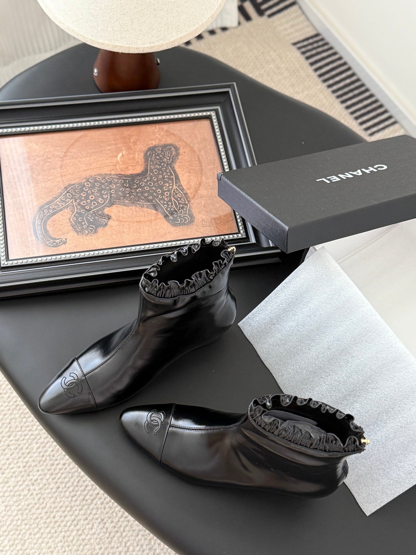 CC 25 Mary Jane boots black patent sheepskin 458772 - Product Image 2