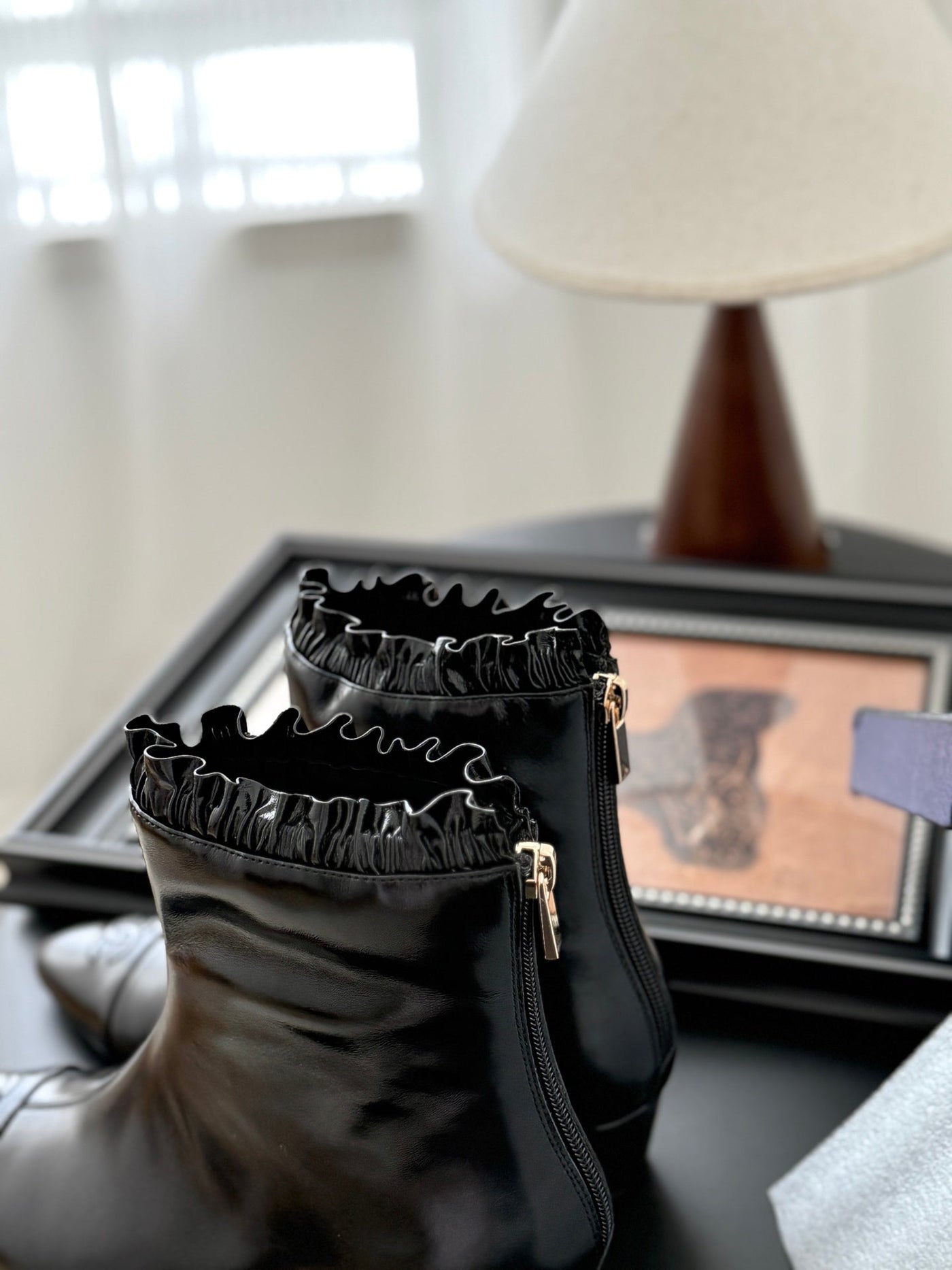 CC 25 Mary Jane boots black patent sheepskin 458772 - Product Image 6