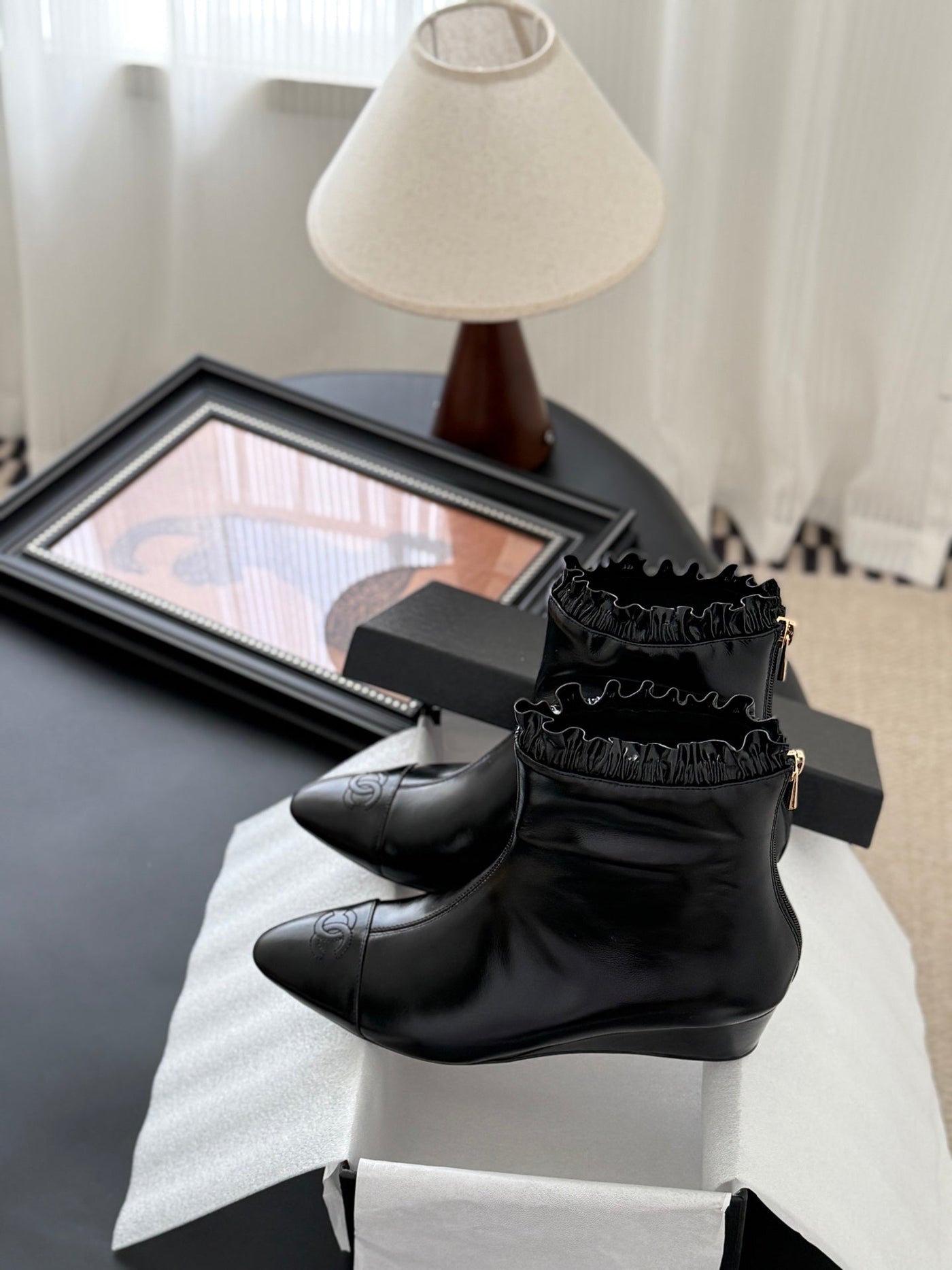 CC 25 Mary Jane boots black patent sheepskin 458772 - Product Image 7