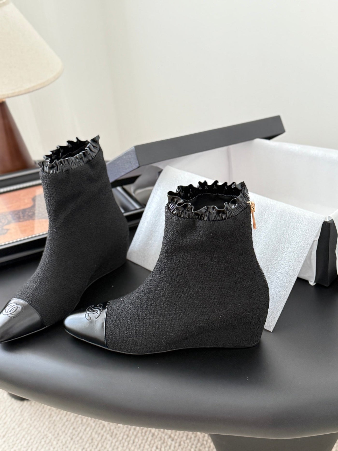 CC 25 Mary Jane boots black canvas 458773 - Product Image 9
