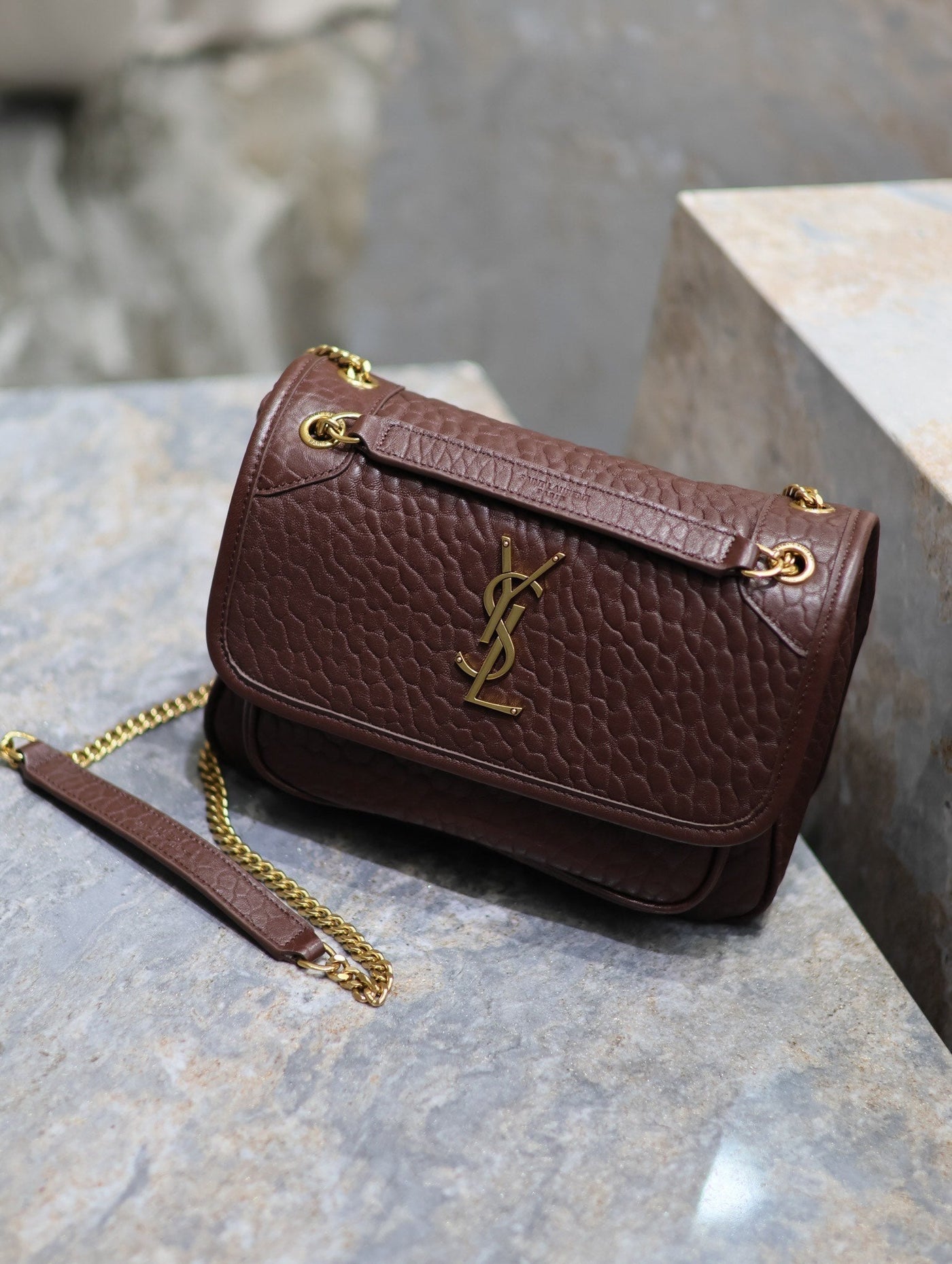 JAMIE POCHON 38 IN ARMY GREEN LAMBSKIN GOLD HARDWARE - Product Image 3