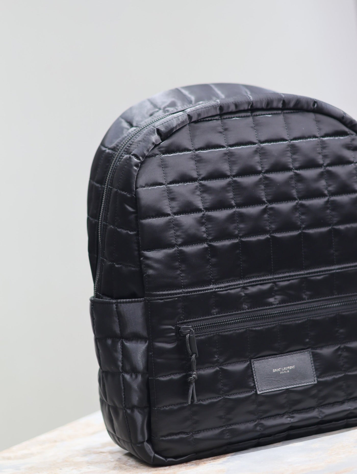 BACKPACK 37 IN BLACK PLAID NYLON - Product Image 3