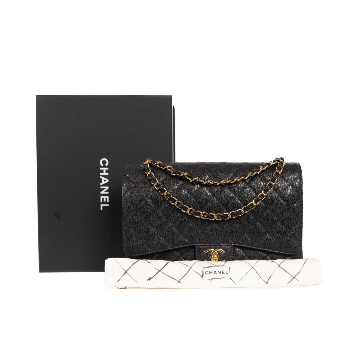 Chanel Classic Double Flap Maxi Bag - Product Image 5