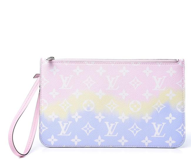 LOUIS VUITTON MONOGRAM ESCALE NEVERFULL POCHETTE PASTEL - Product Image 2