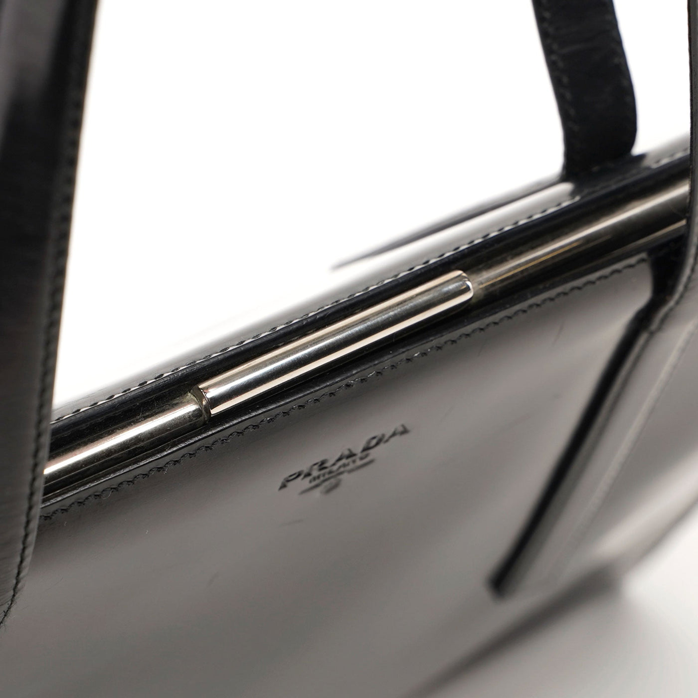 Black Spazzolato Clutch Tote Bag - Product Image 10