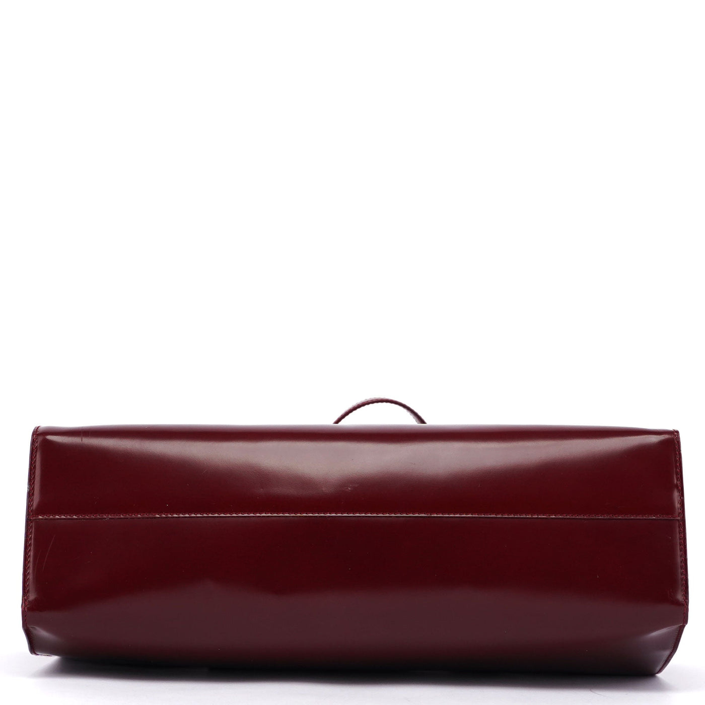 Burgundy Spazzolato Clutch Tote Bag - Product Image 5