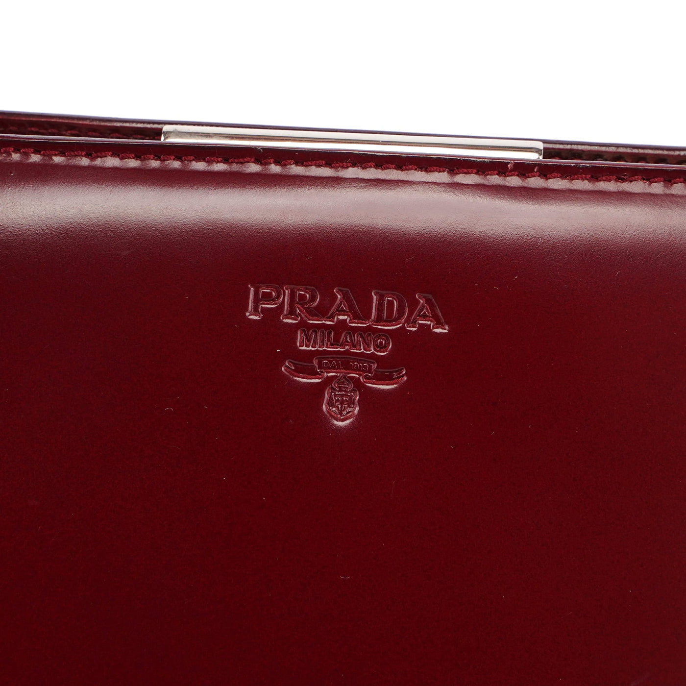 Burgundy Spazzolato Clutch Tote Bag - Product Image 6