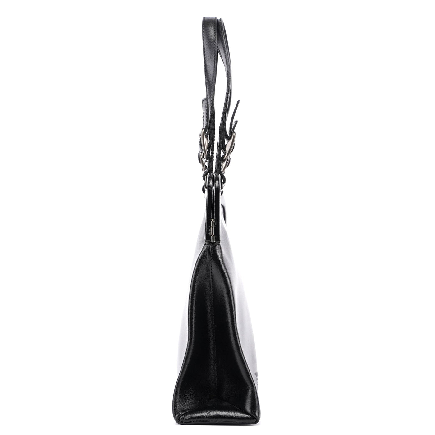 Black Calfskin Clutch Tote Bag - Product Image 2