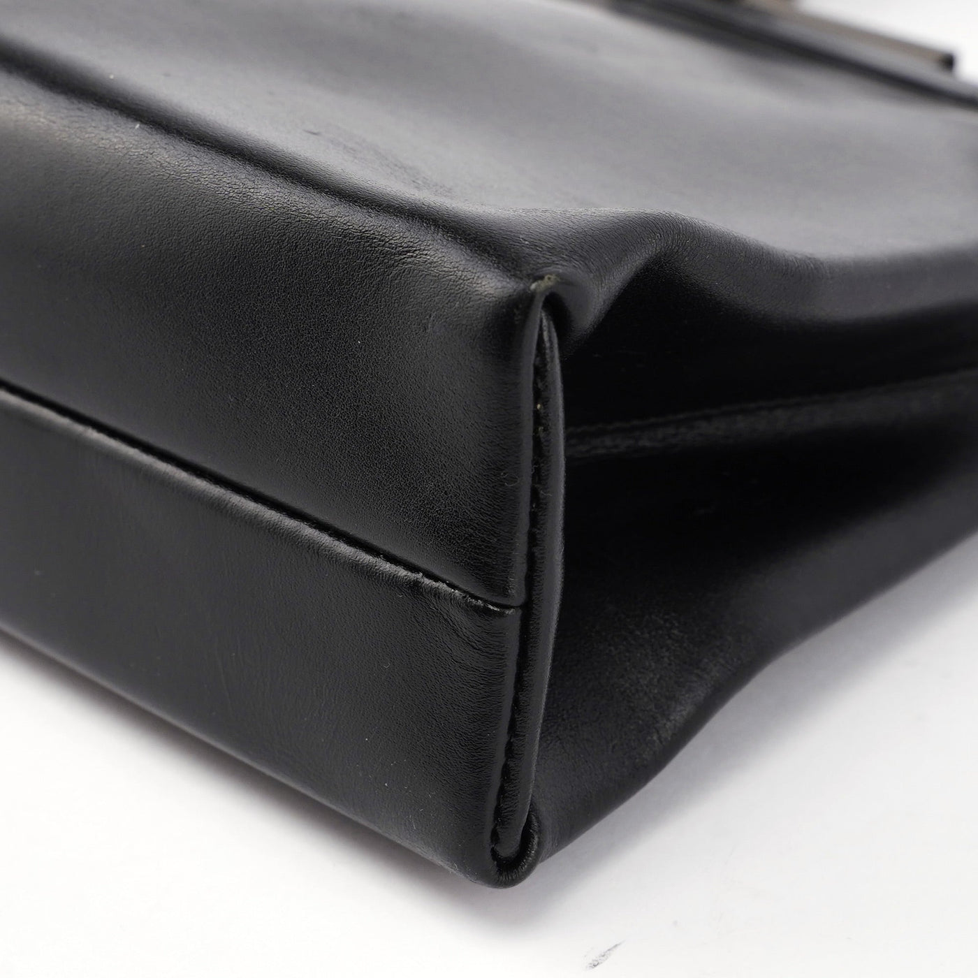 Black Calfskin Clutch Tote Bag - Product Image 11