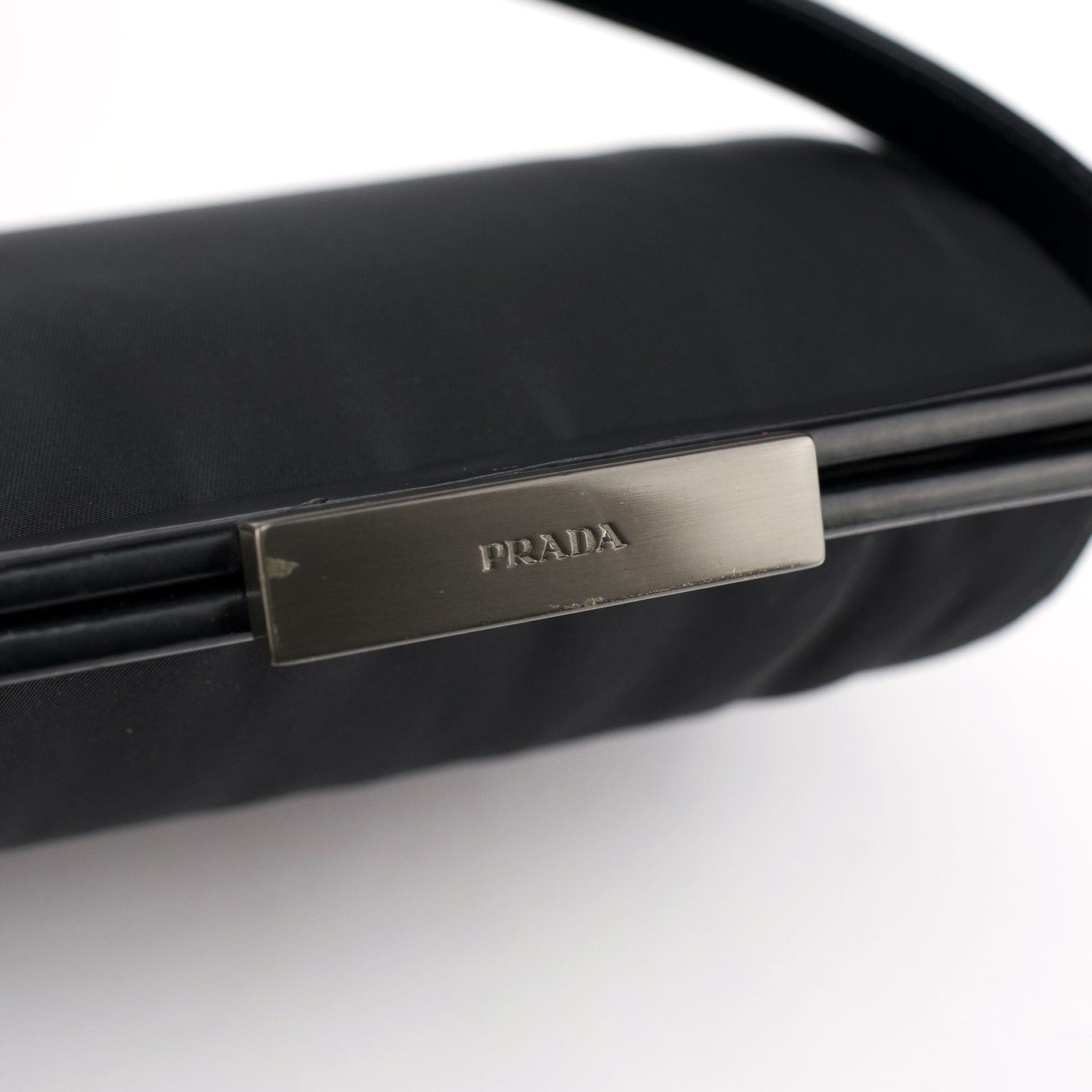 Black Tessuto Nylon Clutch Shoulder Bag - Product Image 6