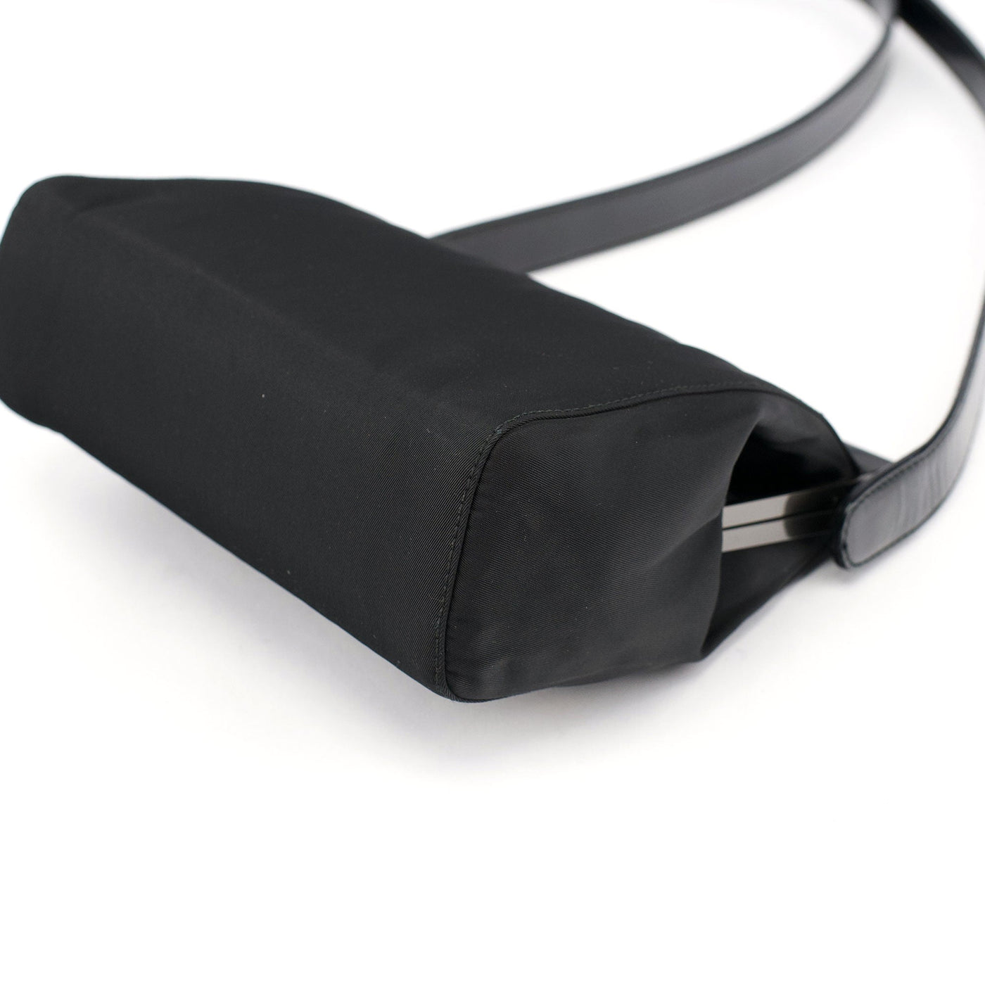 Black Tessuto Nylon Clutch Shoulder Bag - Product Image 7