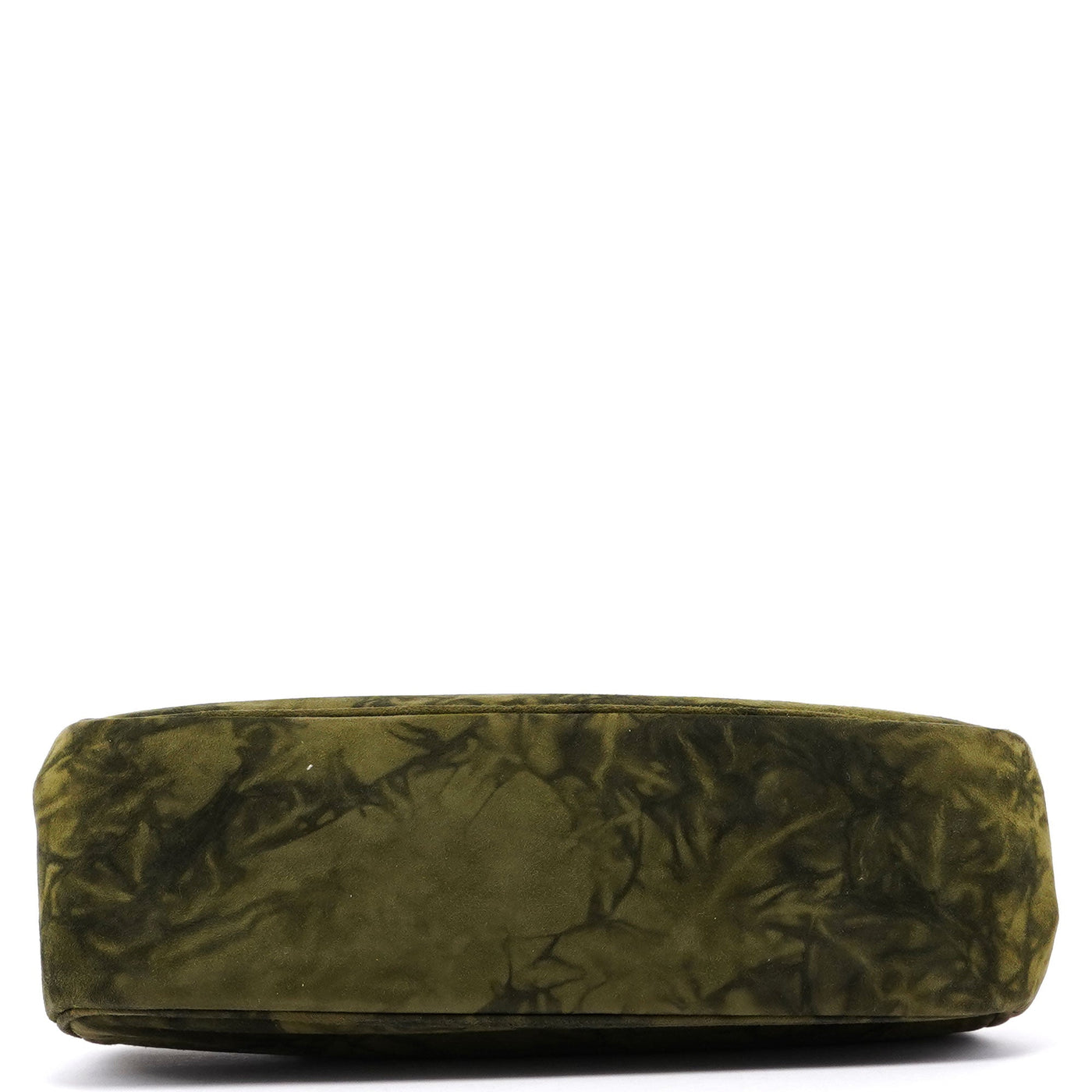 Green Tie Dye Suede Clutch Bag - Product Image 5