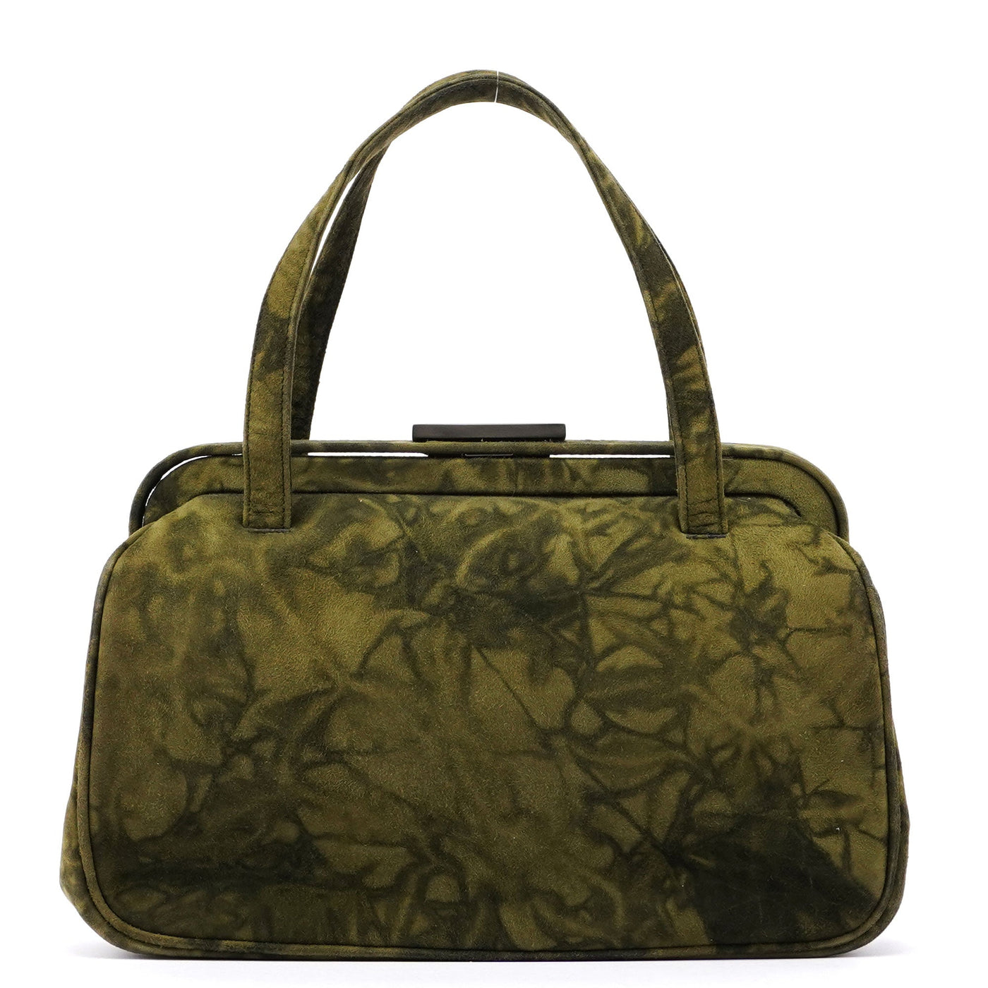 Green Tie Dye Suede Clutch Bag - Product Image 3