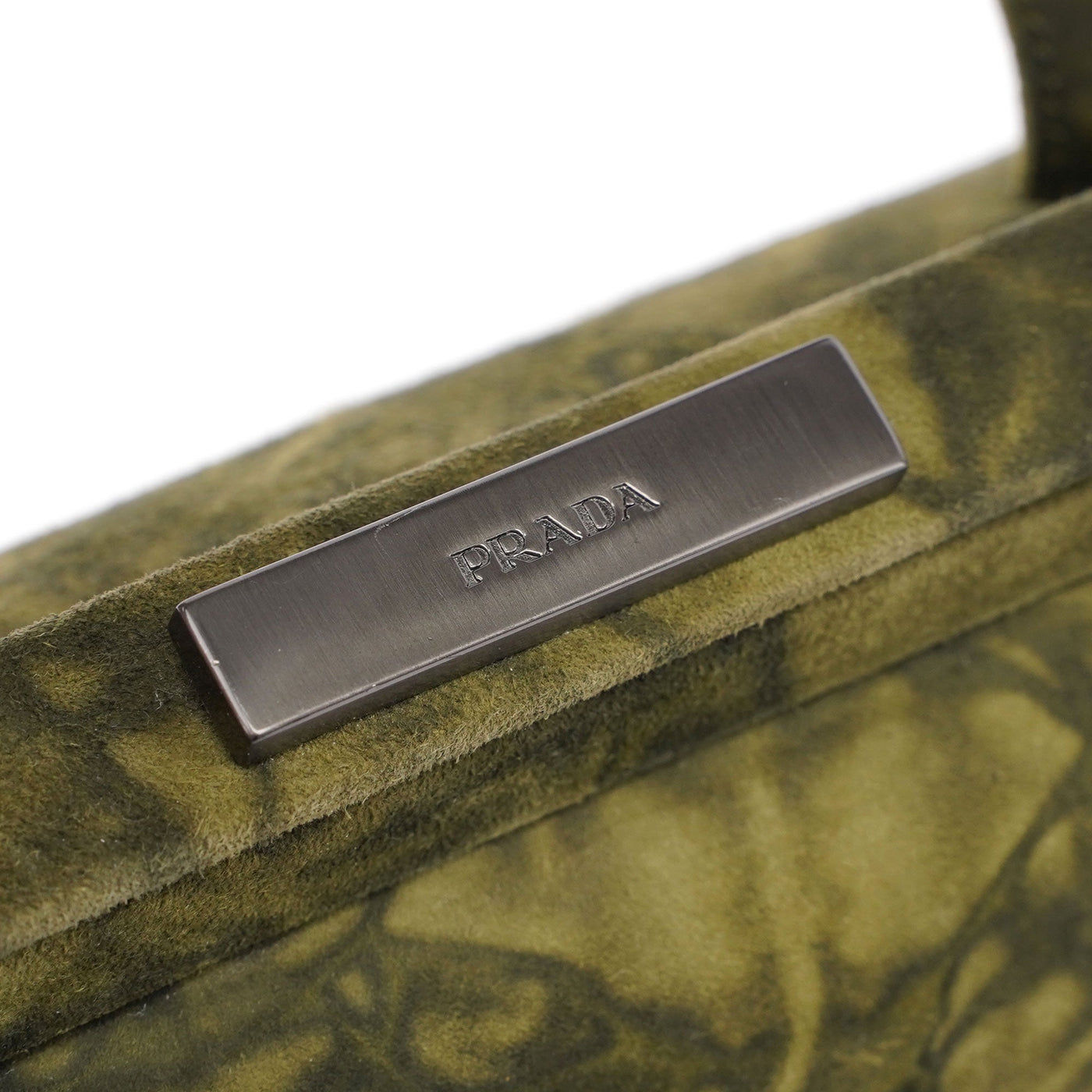 Green Tie Dye Suede Clutch Bag - Product Image 6