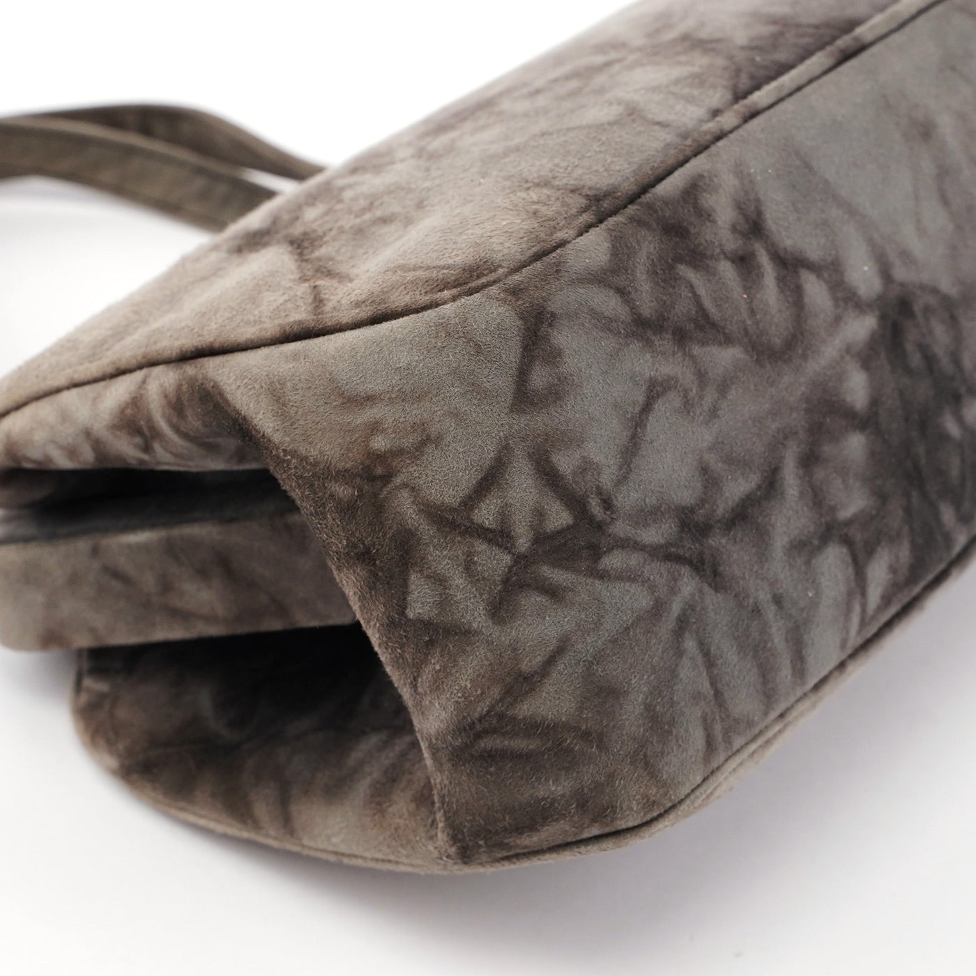 Grey Camoscio Lux Tie-Dye Clutch Bag - Product Image 7